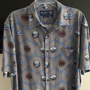 Elvis Presley Limited Edition Lansky by Nat Nast 100% Silk Shirt Size XL